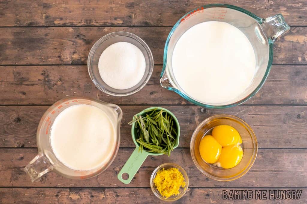 ingredients in small bowls