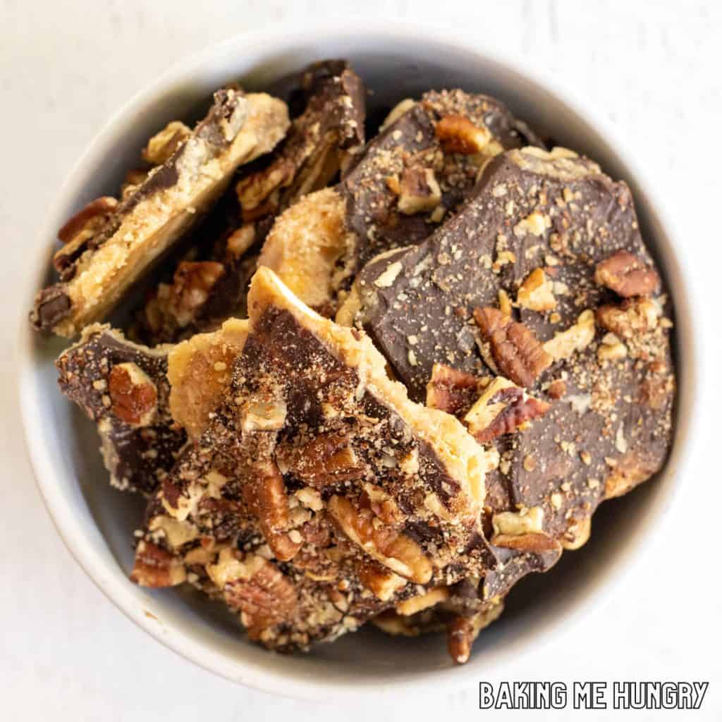 pretzel crack recipe in bowl