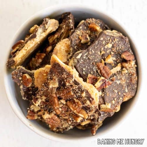 pretzel crack recipe in bowl