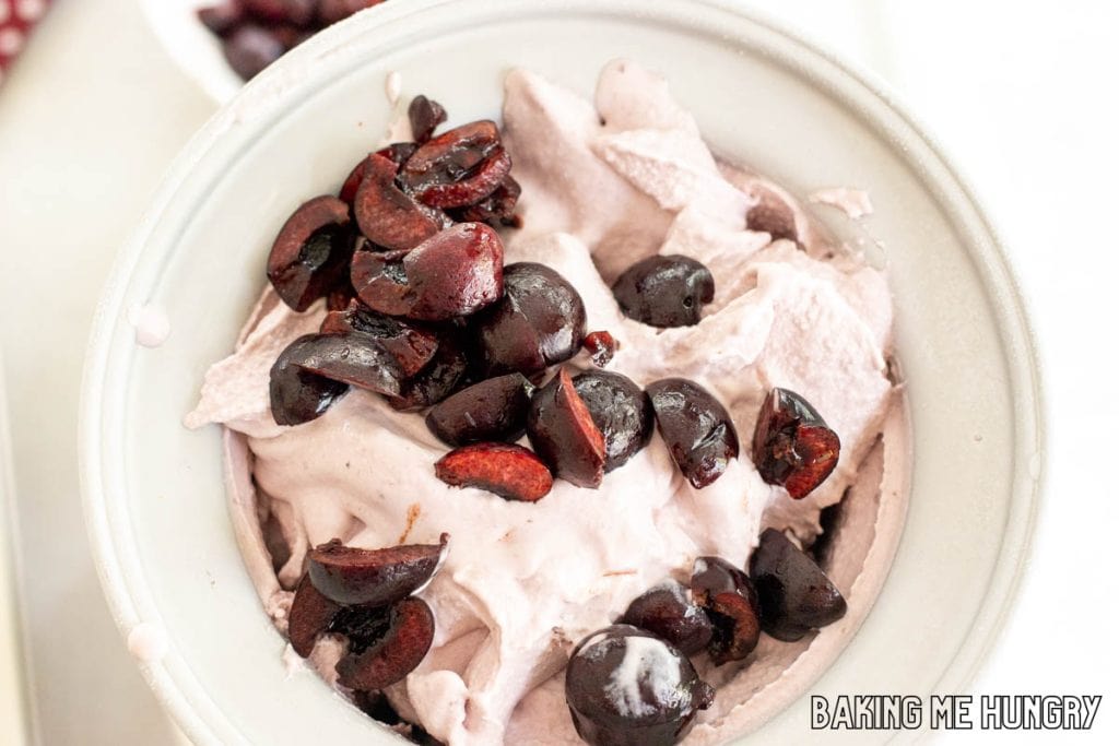 chopped cherries added