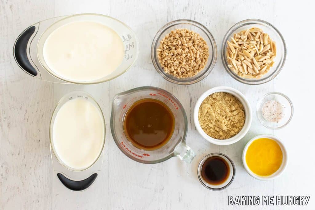 ingredients in small bowls