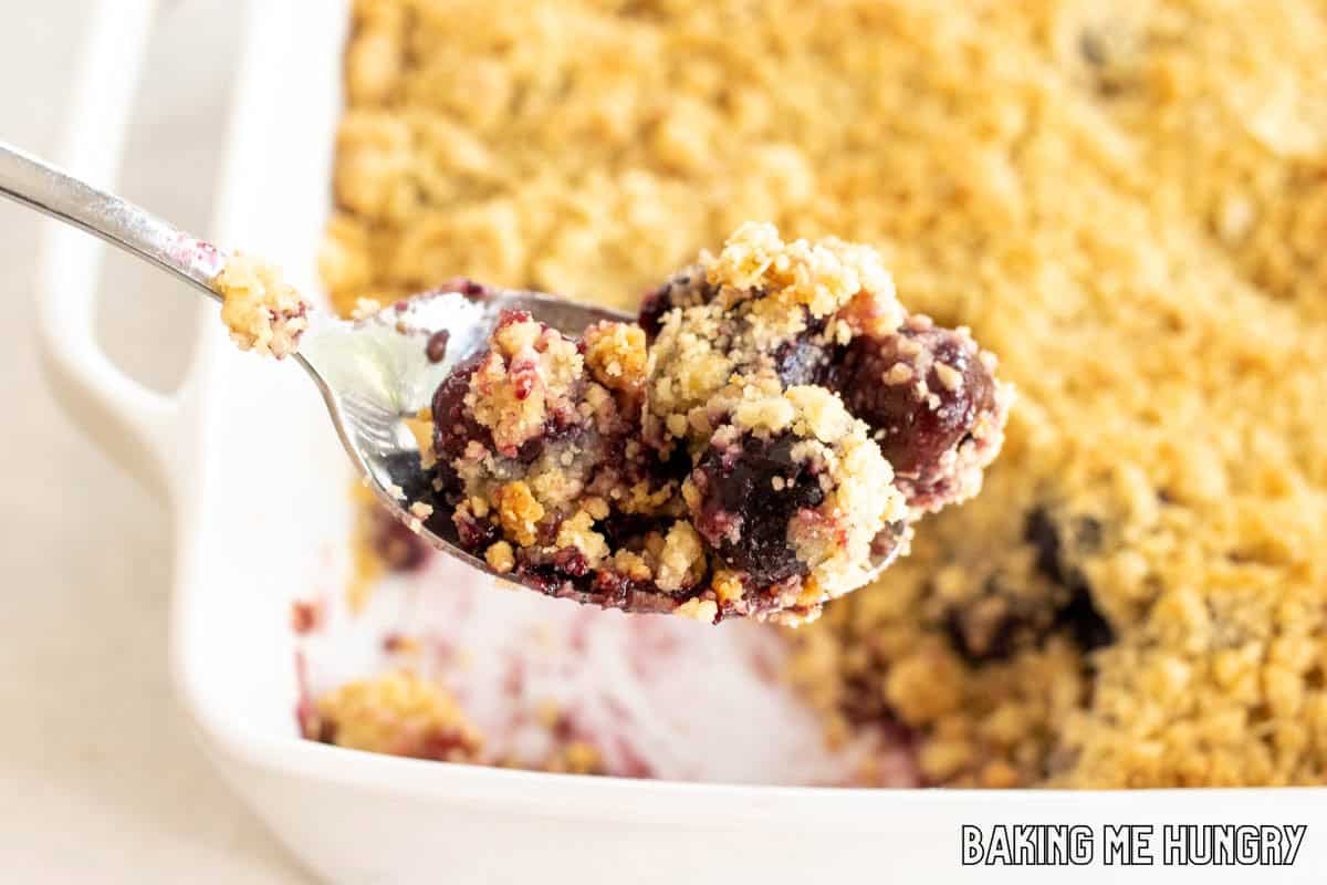 Fresh Cherry Crumble Recipe - Easy Homemade Dessert