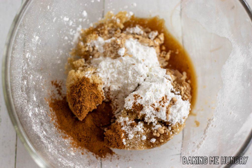 brown sugar mixture in bowl