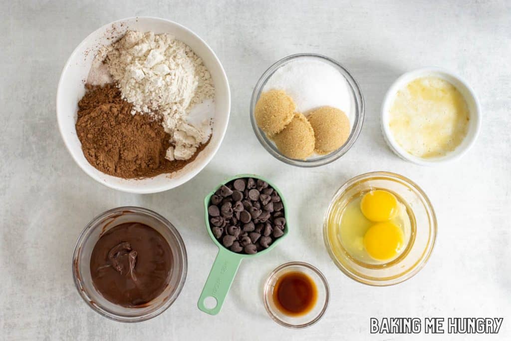 ingredients in small bowls
