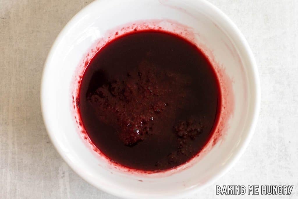 bowl with puree