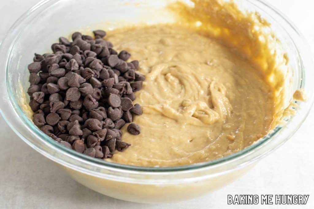 chocolate chips added