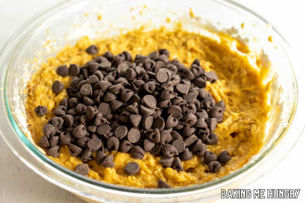 chocolate chips added