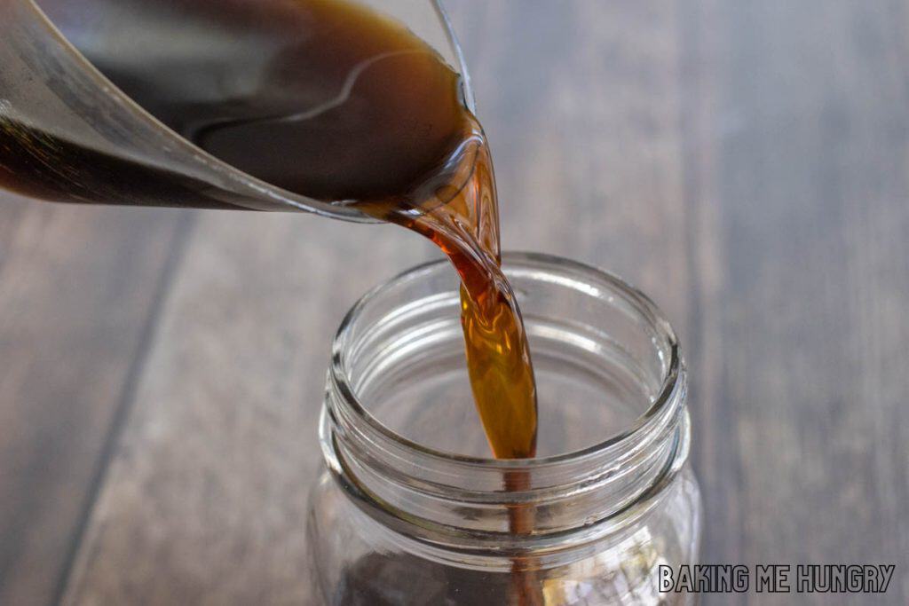 coffee being added to drink