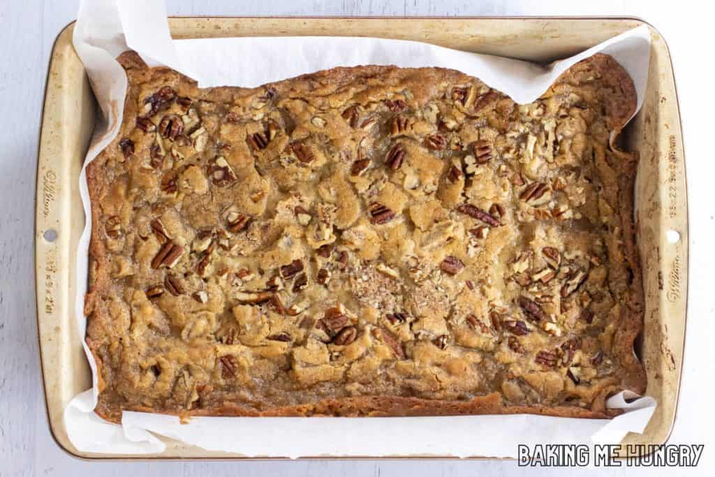 baked blondie recipe in pan