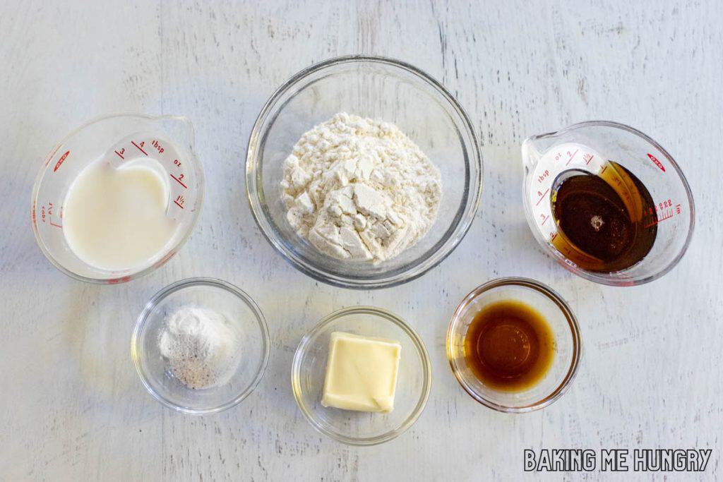 ingredients in small bowls