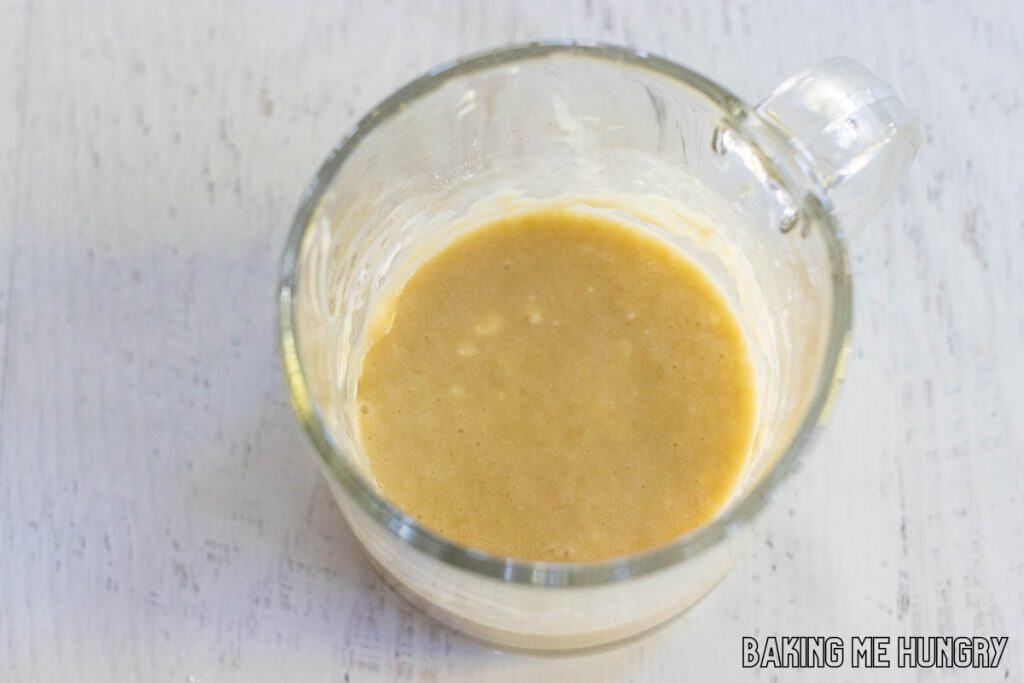 mixed batter from overhead